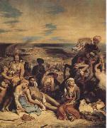 Eugene Delacroix The Massacre of Chios (mk09) Spain oil painting artist